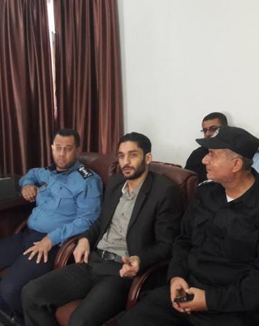 لقاء النيابة مع الشرطة بغزة