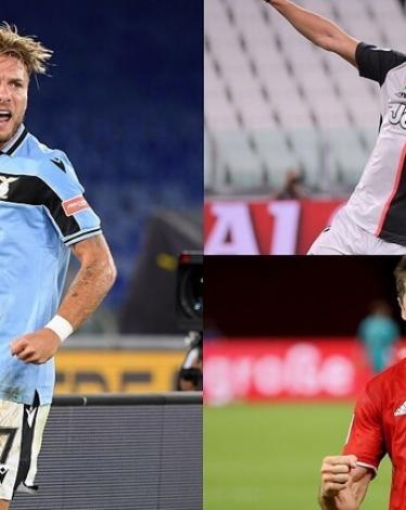 الحذاء الذهبي.. رونالدو وإيموبيلي يشعلان المنافسة وليفاندوفسكي يراقب