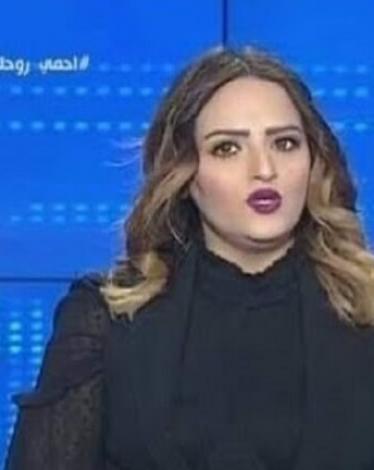 مذيعة قناة عربية تتعرض لوعكة صحية على الهواء