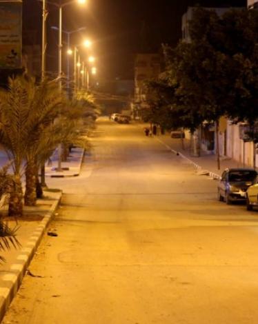 قرار حظر التجول في قطاع غزة يدخل حيز التنفيذ