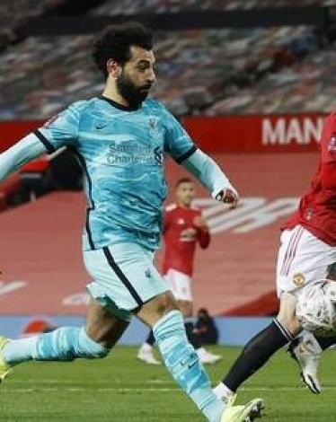 النجم المصري محمد صلاح لاعب ليفربول الإنجليزي