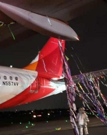 احتفالات برأس السنة كادت تتحول إلى كارثة جوية