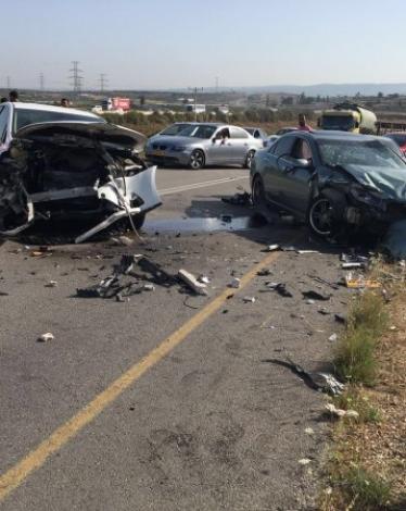 قطاع غزة: أربع إصابات بأربعة حوادث سير خلال 24 ساعة الماضية