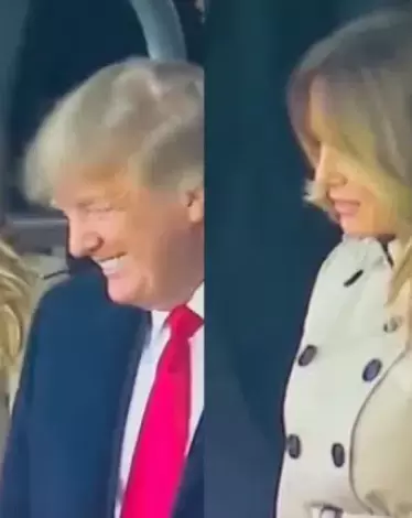 تصرف ميلانيا ترامب في ظهور جديد رفقة زوجها يثير ضجة!