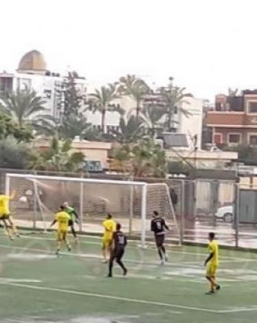 هدف عالمي في دوري غزة