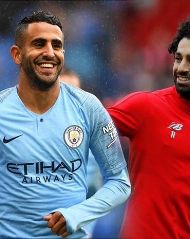 رياض محرز ومحمد صلاح
