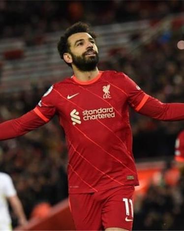 نجم فريق ليفربول محمد صلاح