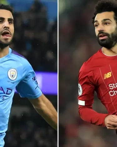 الجزائري رياض محرز والمصري محمد صلاح