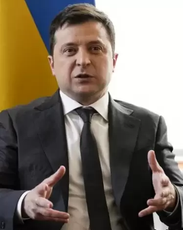 الرئيس الأوكراني فلاديمير زيلينسيكي