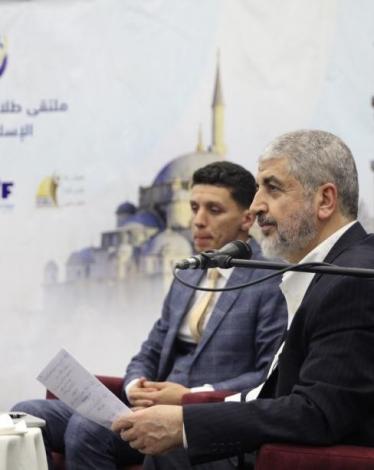 مشعل: التطبيع مع الاحتلال شرٌّ مستطيرٌ يجب مواجهته بكل الوسائل