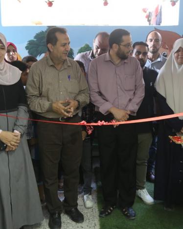 الجمعية الإسلامية بغزة تفتتح رياض الأطفال بحلة جديدة