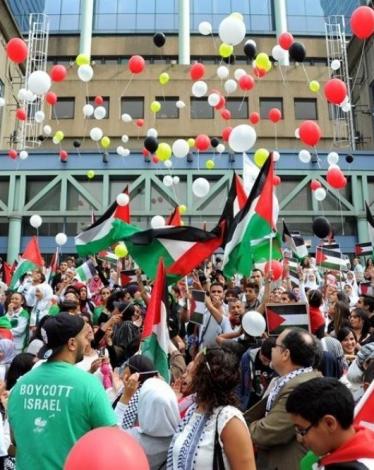 مسيرات أممية حاشدة تجوب بروكسل للاحتجاج أمام البرلمان الأوروبي
