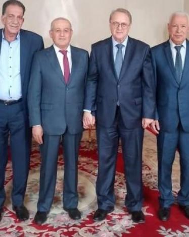 تفاصيل لقاء نائب وزير الخارجية الروسي بوفد الشعبية برئاسة "مزهر"