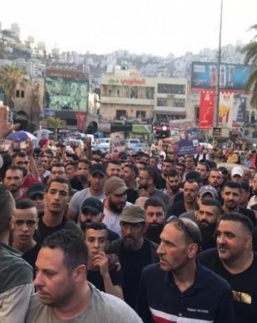 احتجاجات شعبية في الضفة رفضًا لتصريحات محافظ نابلس