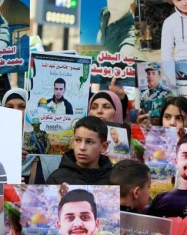 وقفة وسط رام الله للمطالبة باسترداد جثامين الشهداء