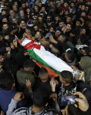 تشييع الشهيد محمد عمرو في الخليل