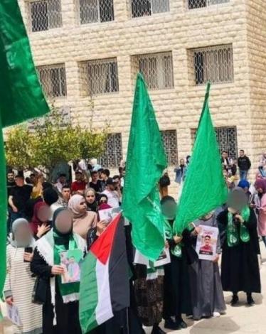 وقفة طلابية في جامعة الخليل تنديداً باعتداءات الاحتلال في الأقصى