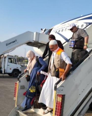 وصول الفوج الثاني من حجاج قطاع غزة إلى مكة المكرمة