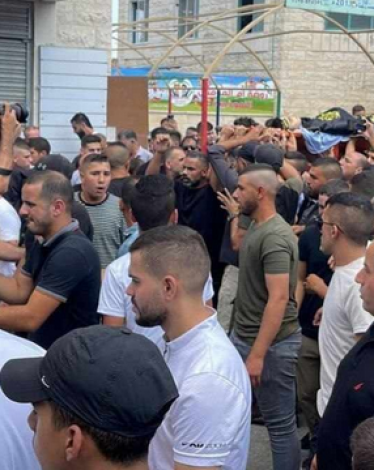 أهالي جنين يُشيعون جثمان الشهيد عبد الله أبو الحسن