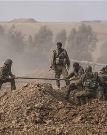 بري لجيش الاحتلال على حدود قطاع غزة.jpg