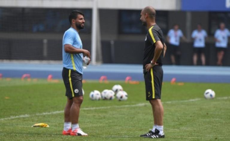 أغويرو وغوارديولا