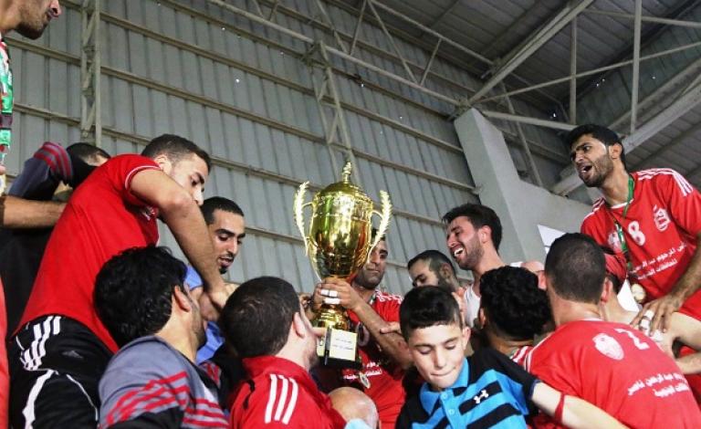 نادي خدمات جباليا يتوّج بكأس كرة الطائرة