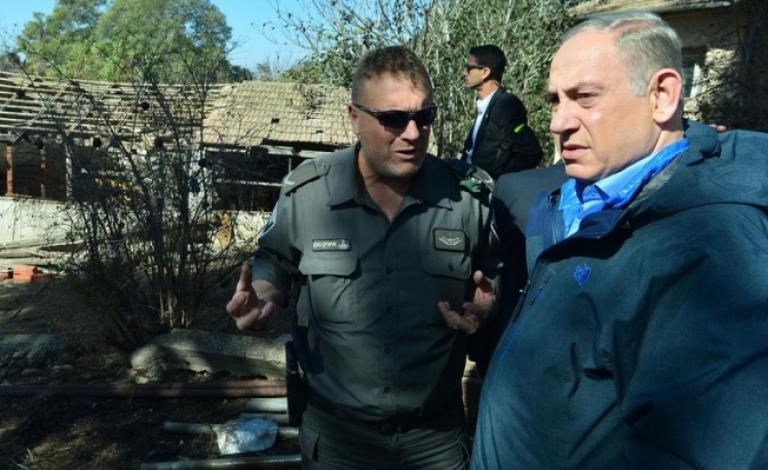 ​نتنياهو يقود حملة تحريض ضد الفلسطينيين على خلفية الحرائق