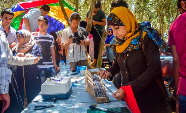 جامعة فلسطين تنظم المخيم الهندسي المعماري 