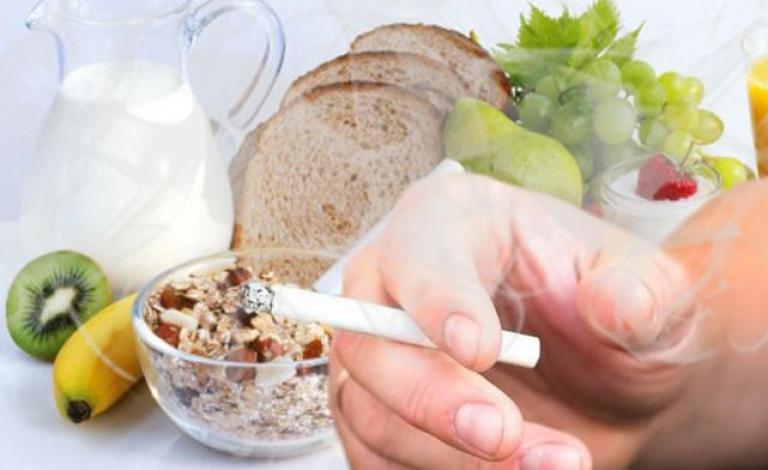 التدخين بعد طعام