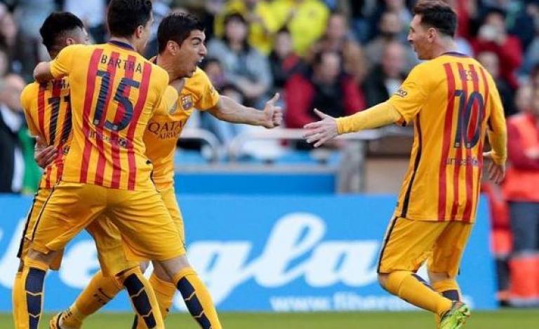البرشا يدك شباك ديبورتيفو لاكورونيا بثمانية