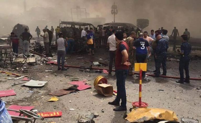 مقتل 19 وإصابة 45 في هجوم انتحاري مزدوج في سوق ببغداد