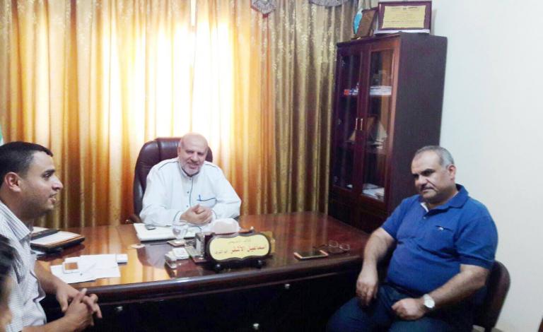 الأشقر يناقش مشروع الإسكان التعاوني للأسر الفقيرة