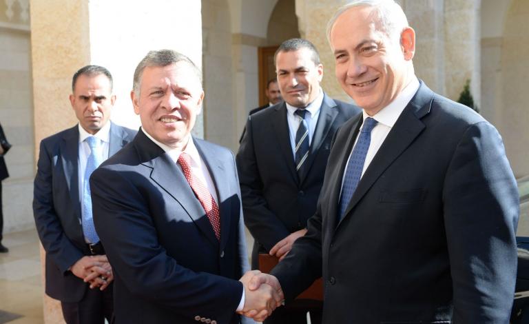 عبد الله ونتنياهو14