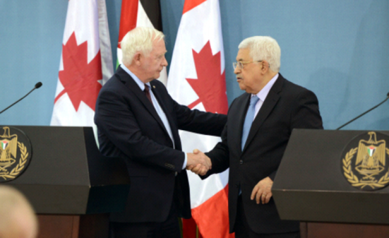 محمود عباس يطلع الحاكم العام لكندا