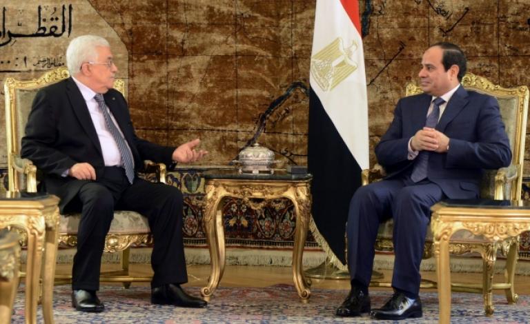 تفاصيل اللقاء بين السيسي وعباس 