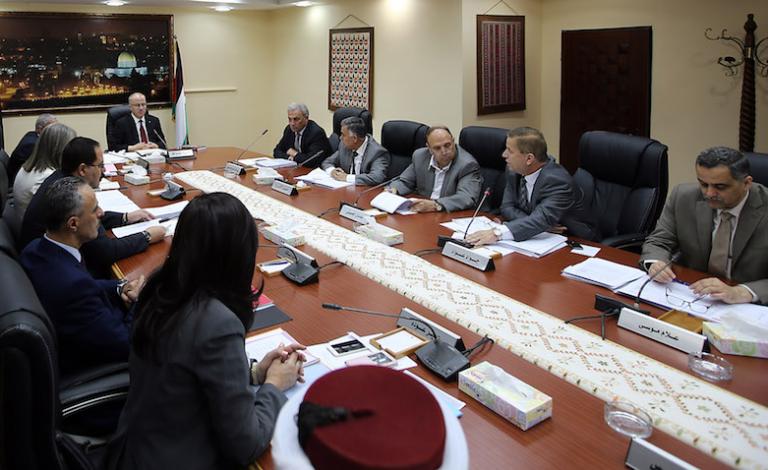 اجتماع حكومة التوافق في رام الله