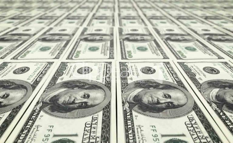 15--1632536-Printing dollar bill money. Loopable