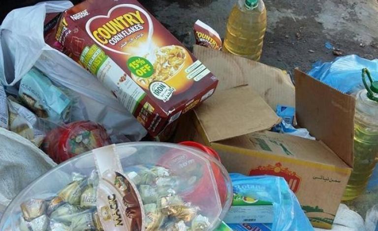 مواد غذائية فاسدة ضبطتها المباحث في خانيونس