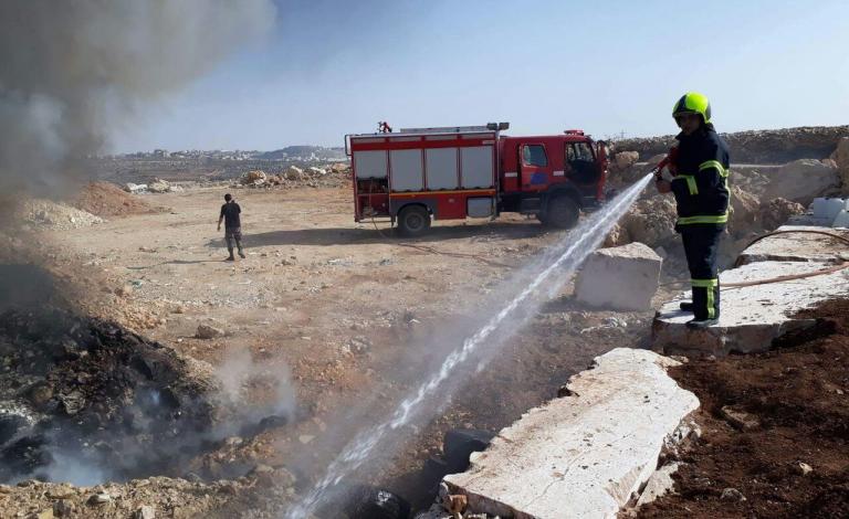 تعاملت طواقم الدفاع المدني منذ مطلع الأسبوع الماضي في محافظات الوطن مع 166 حادث منها 93 حادث حريق و73 حادث إنقاذ وحالات تقديم مساعدة نتج عنها حالة وفاة وإصابة العشرات في حوادث سير وحوادث حريق إضافة لخسائر مادية في الممتلكات .  وذكر تقرير إدارة العلاقات ال