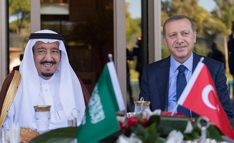 الملك سلمان وأردوغان