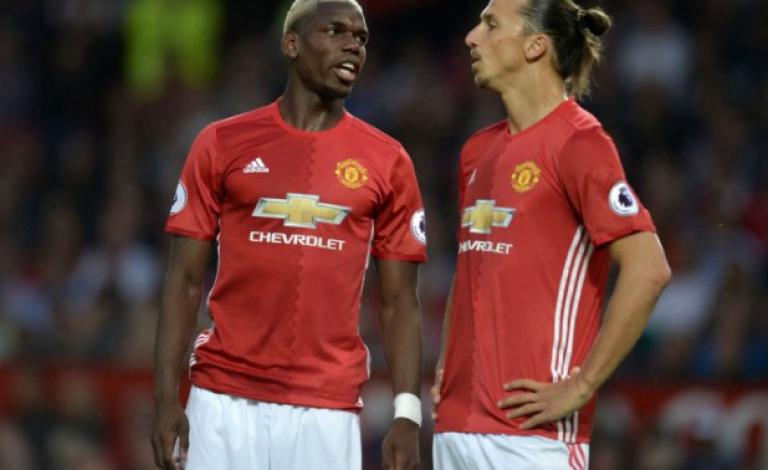 زلاتان إبراهيموفيتش وبول بوجبا