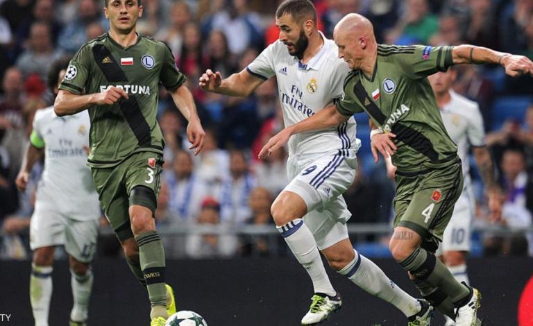 الريال يكتسح ليغيا وارسو بخماسية