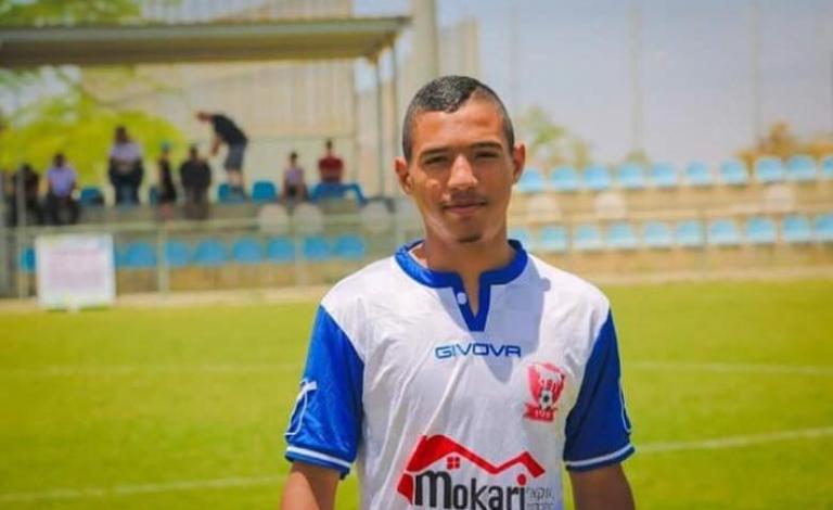 لاعب مركز شباب عسكر إبراهيم غنايم