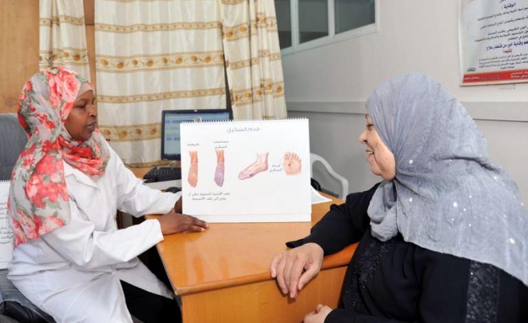 حملة توعية بمرض السكر 