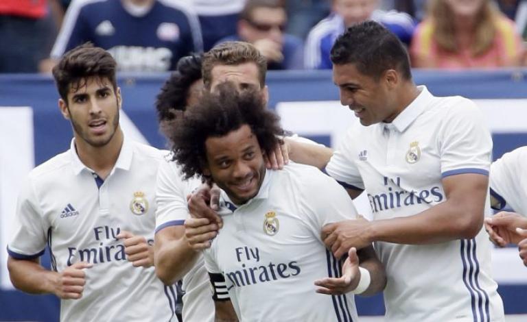فرحة لاعبي ريال مدريد