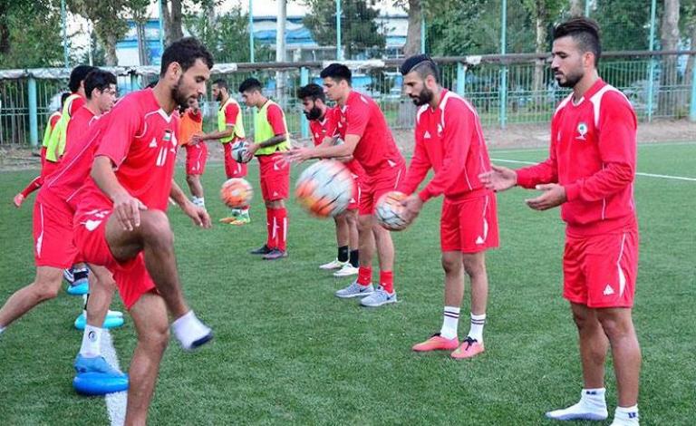 تدريبات المنتخب الوطني في طاجيكستان 