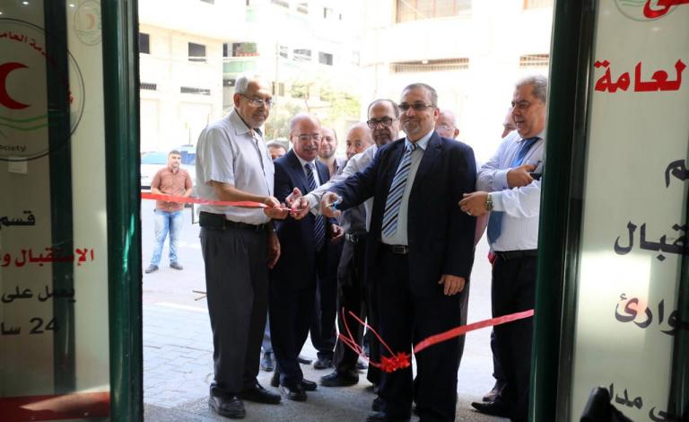  الخدمة العامة تفتتح قسم الاستقبال والطوارئ في مبنى مستشفى القلب والأوعية الدموية التخصصي بغزة