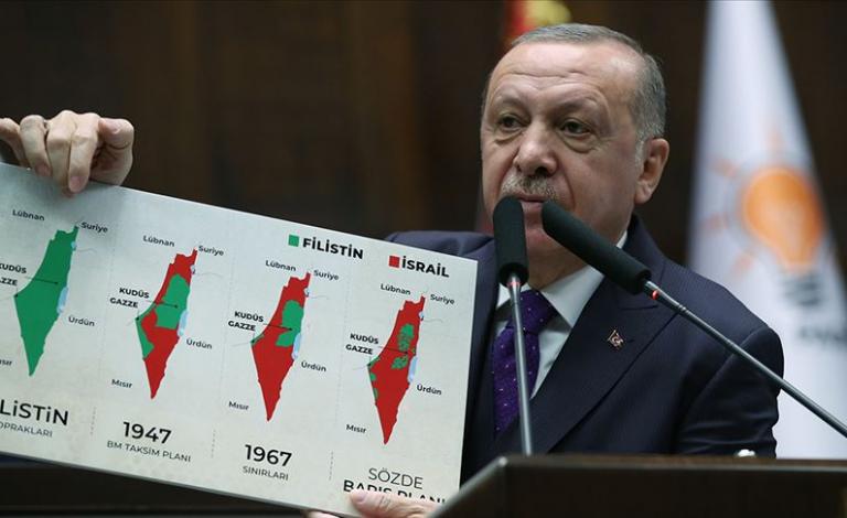 أردوغان: لن ندعم أي خطة لا ترضي أشقاءنا الفلسطينيين