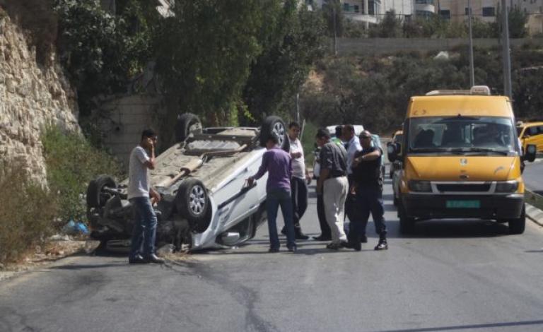 حادث سير برام الله