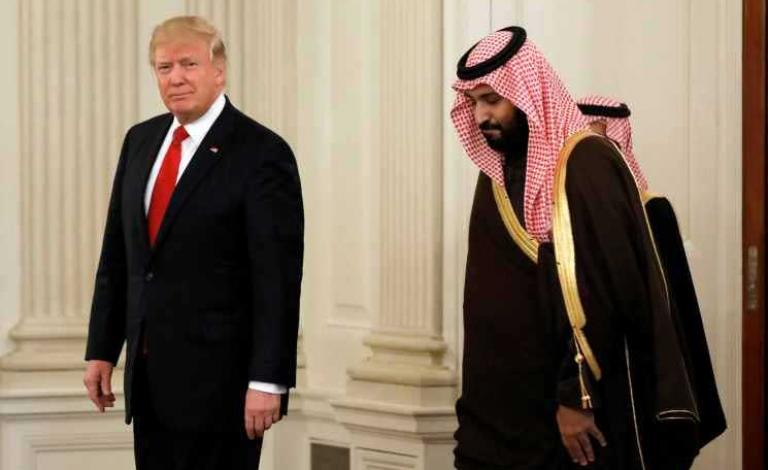 صورة ترمب وبن سلمان